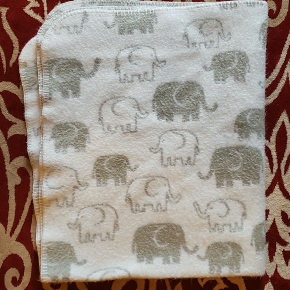 Pottery Barn Kids Other - Pottery Barn Kids, Gray Elephant Recieving Blanket